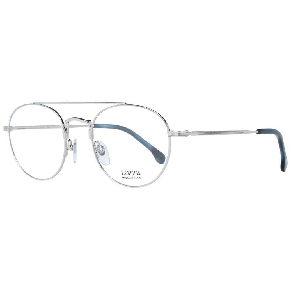 Lozza Silver Metal Optical Frames for Elevated Eyewear Style