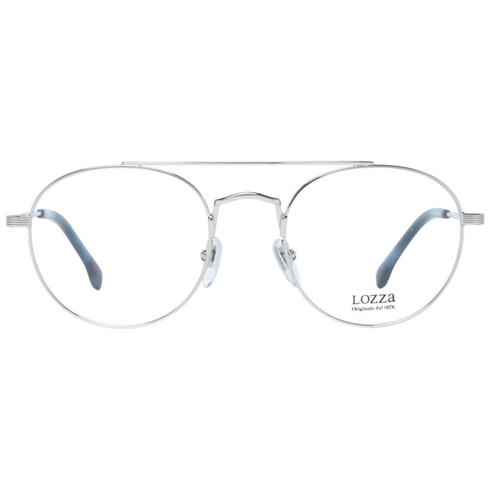Lozza Silver Metal Optical Frames for Elevated Eyewear Style