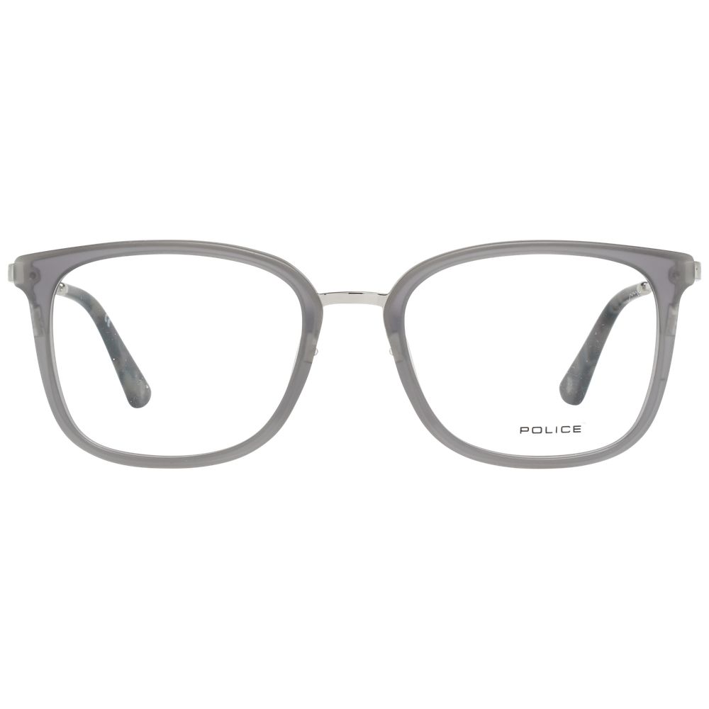 Police Gray Metal Optical Frames for Timeless Sophistication