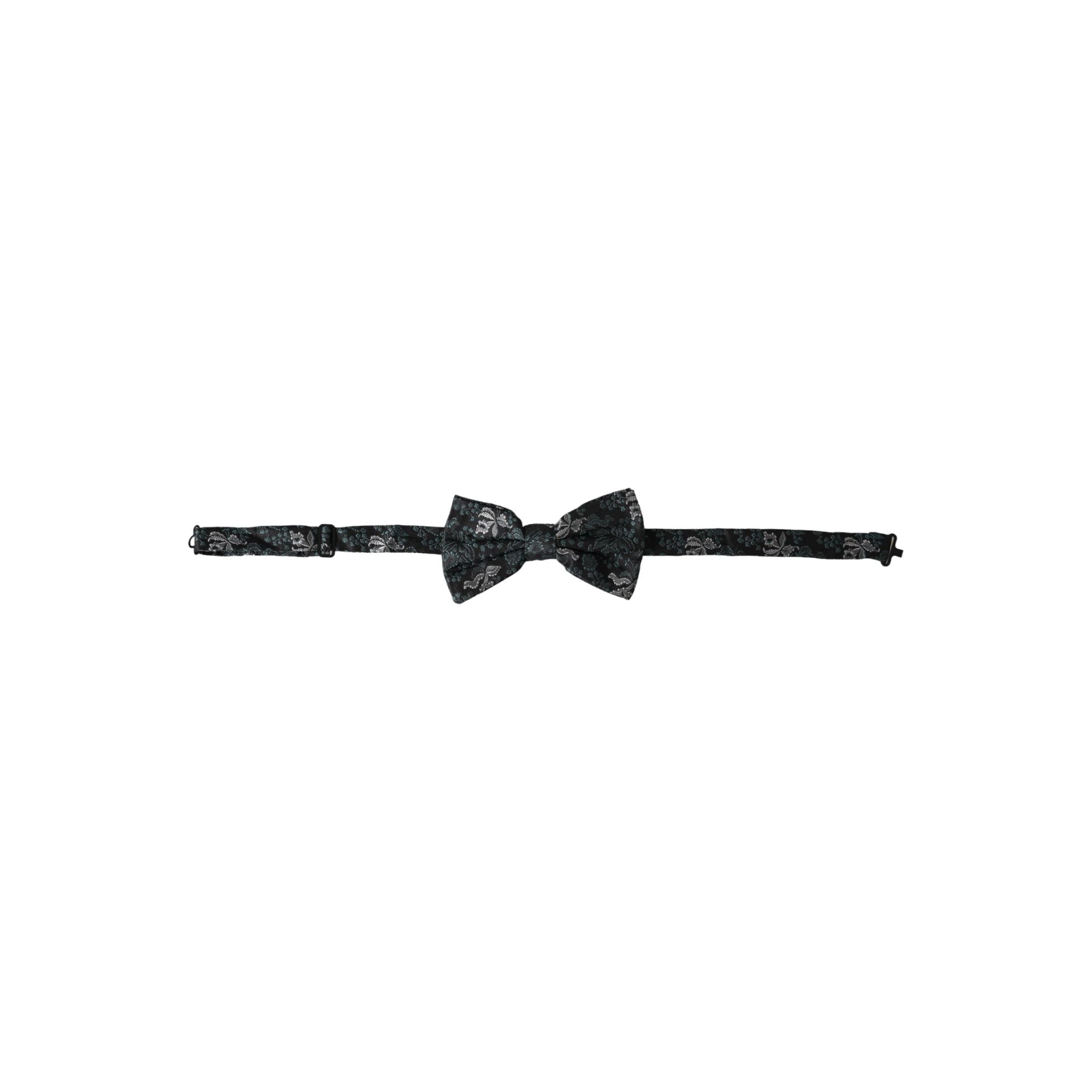 Dolce & Gabbana Multicolor Silk Adjustable Bow Tie