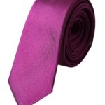 Dolce & Gabbana Purple Solid Satin Silk Adjustable Tie