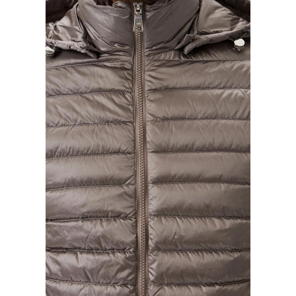 Add Gray Jacket with Detachable Inner Vest and Hood