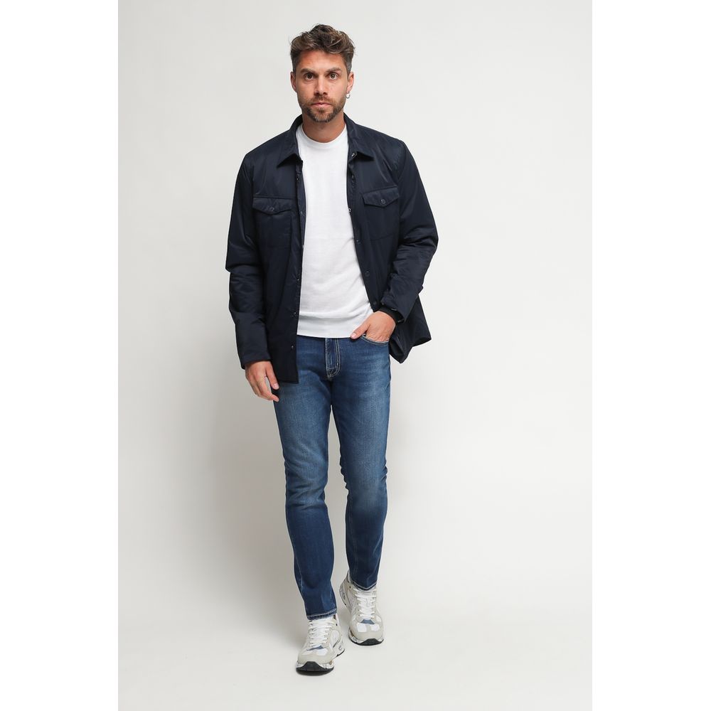 People Of Shibuya Blue Technical Jacket for Urban Sophistication