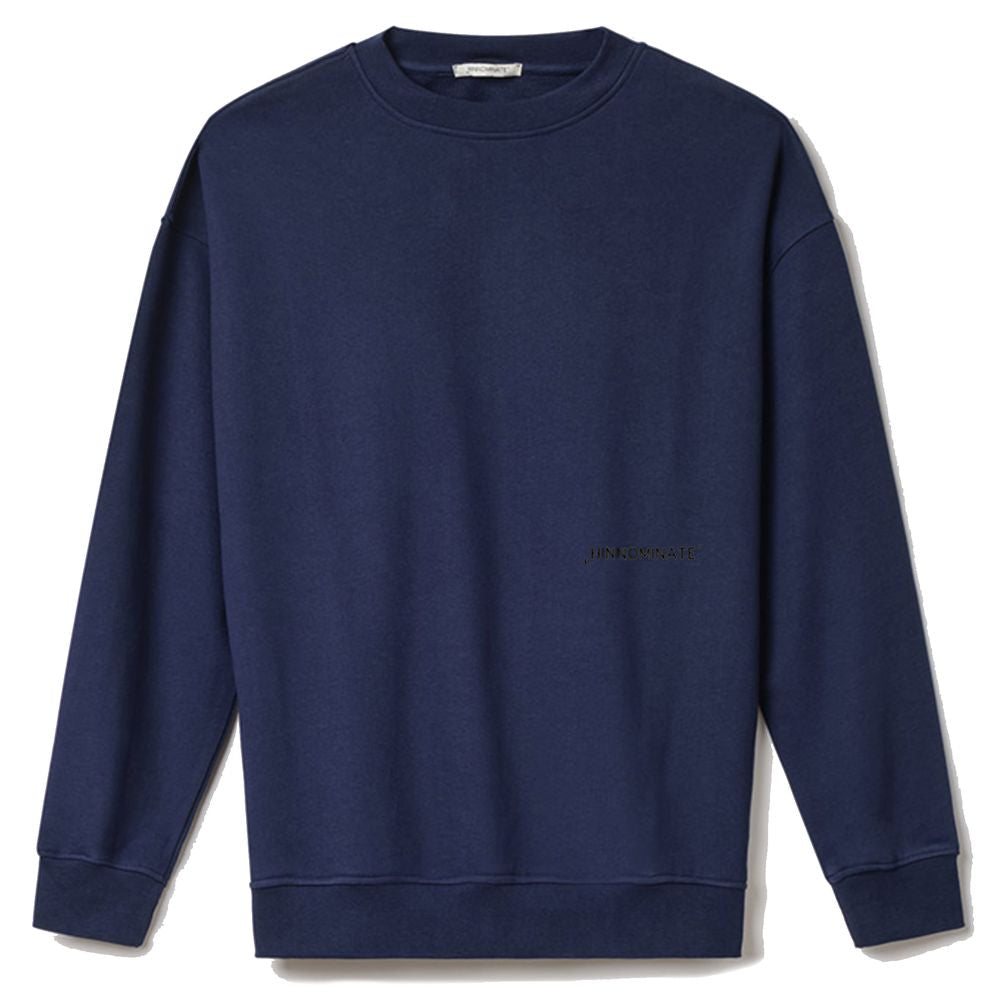 Hinnominate Blue Cotton Sweater for Effortless Elegance