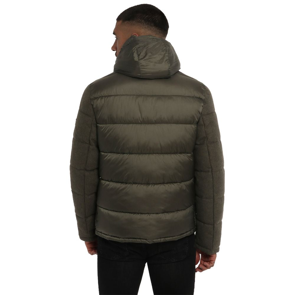 Yes Zee Green Wool Jacket - Exquisite Contemporary Outerwear