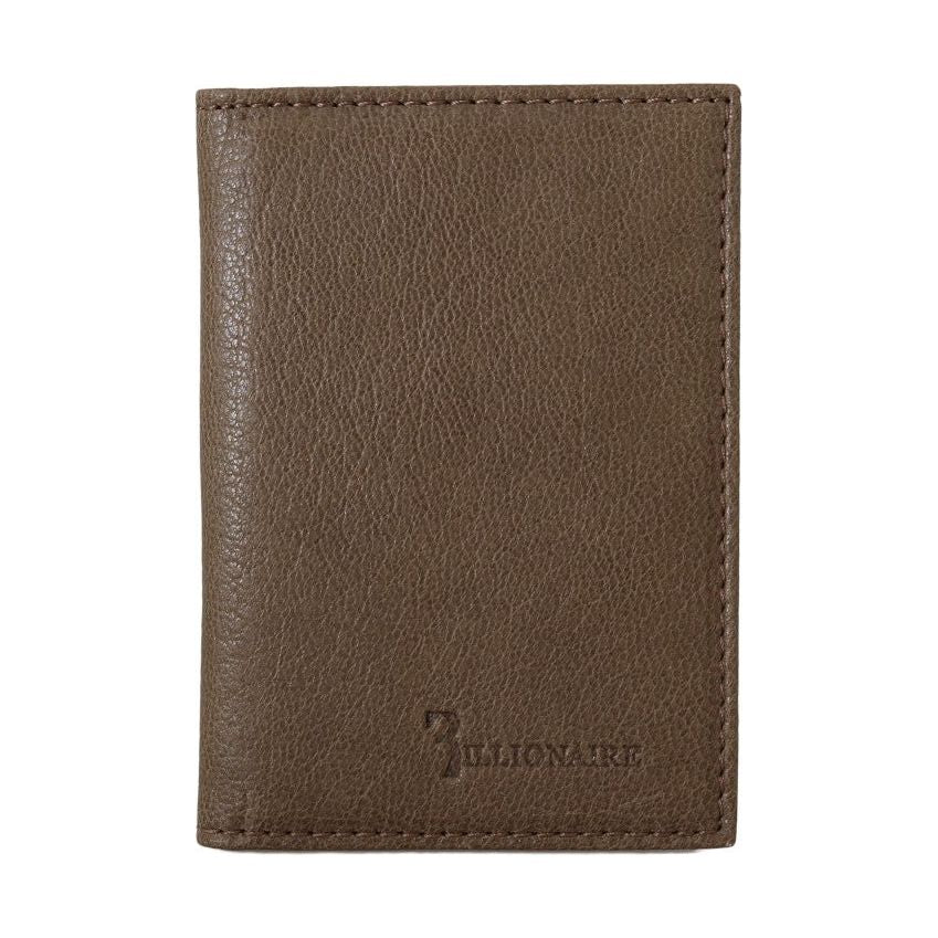 Billionaire Brown Leather Wallet in Premium Italian Leather