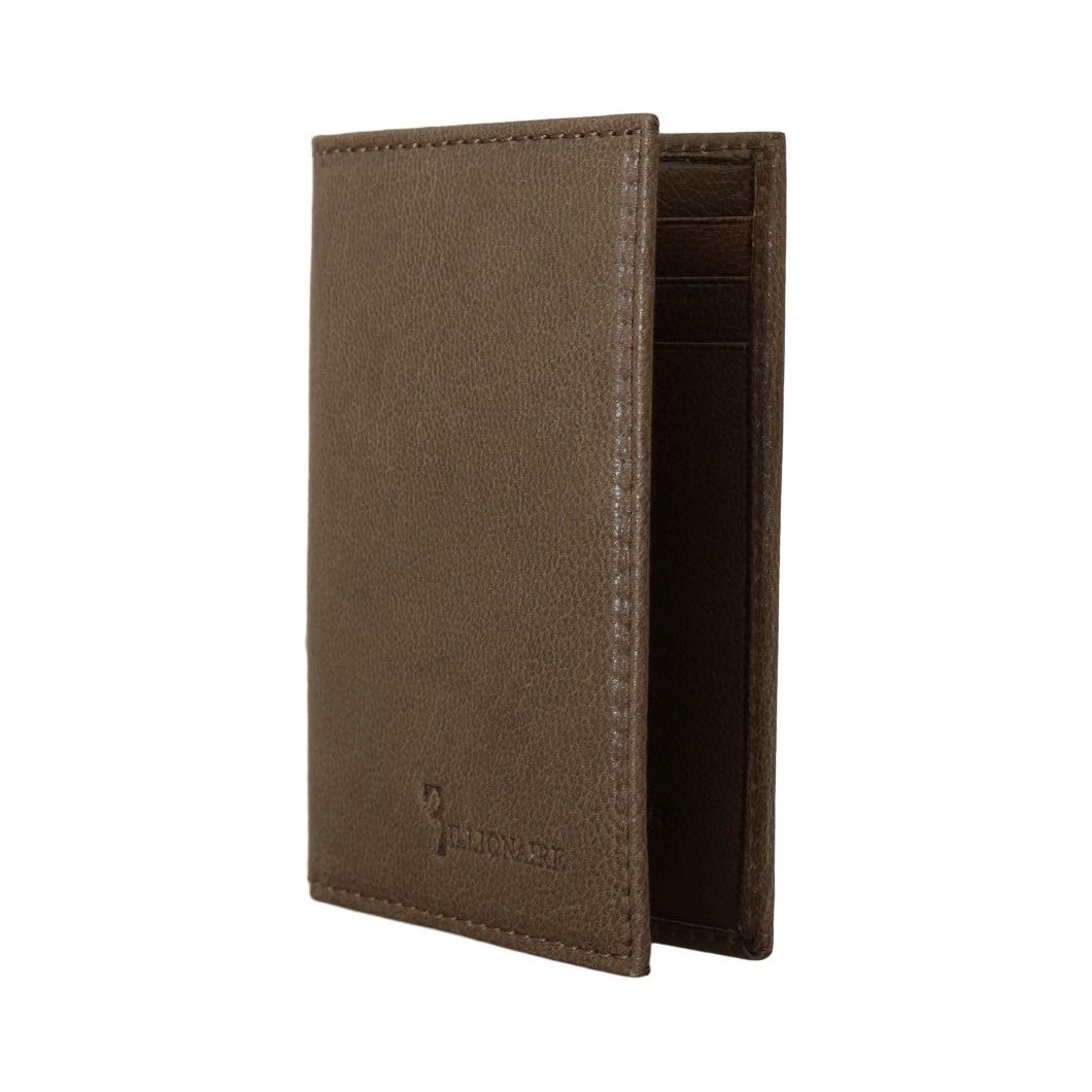 Billionaire Brown Leather Wallet in Premium Italian Leather