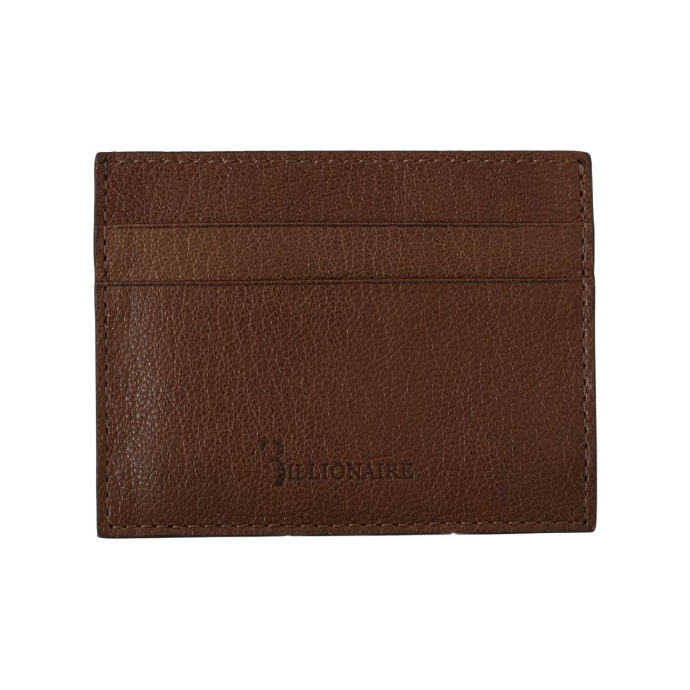 Billionaire Brown Leather Wallet in Elegant Design