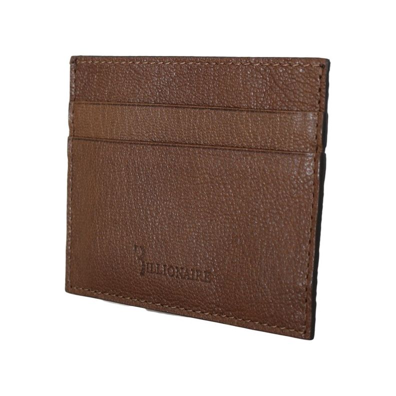 Billionaire Brown Leather Wallet in Elegant Design