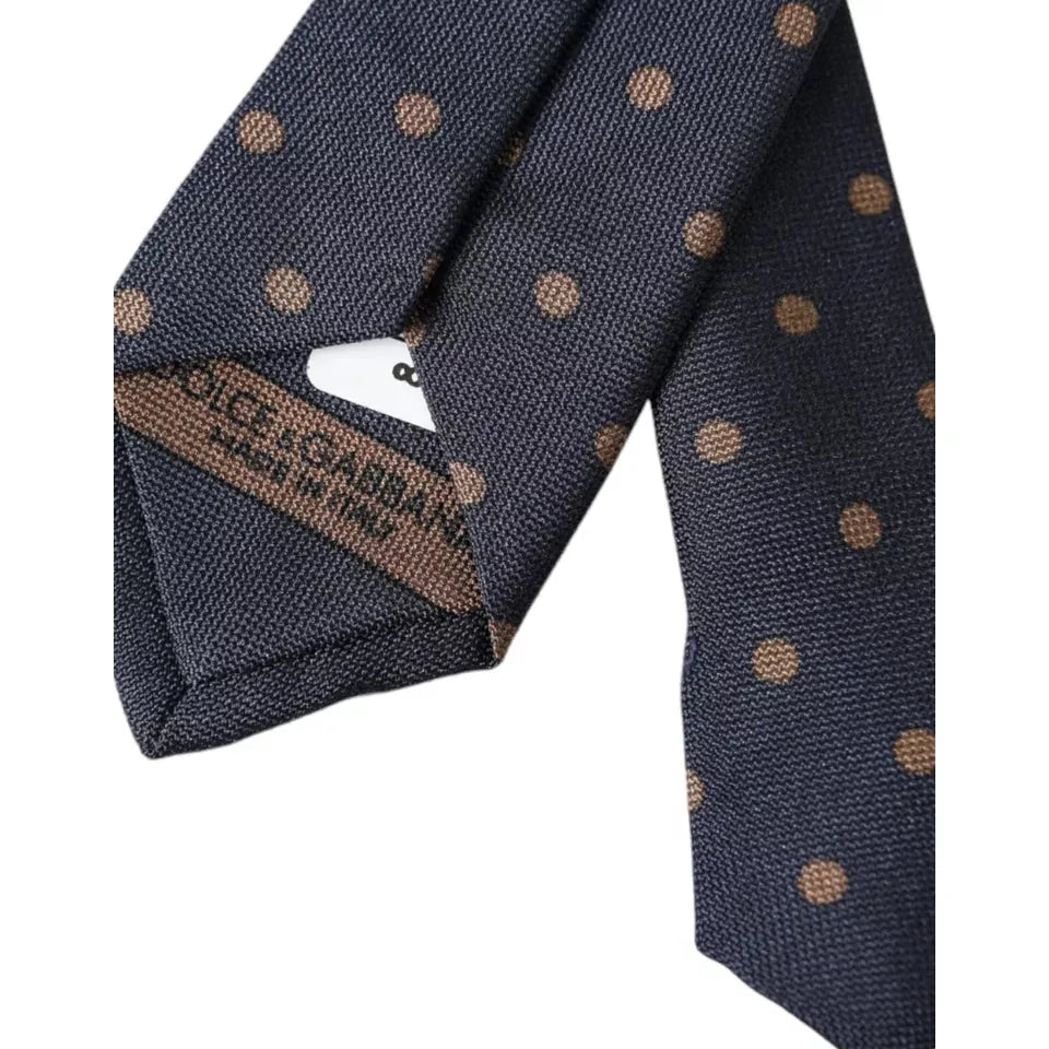 Dolce & Gabbana Black Silk Adjustable Tie