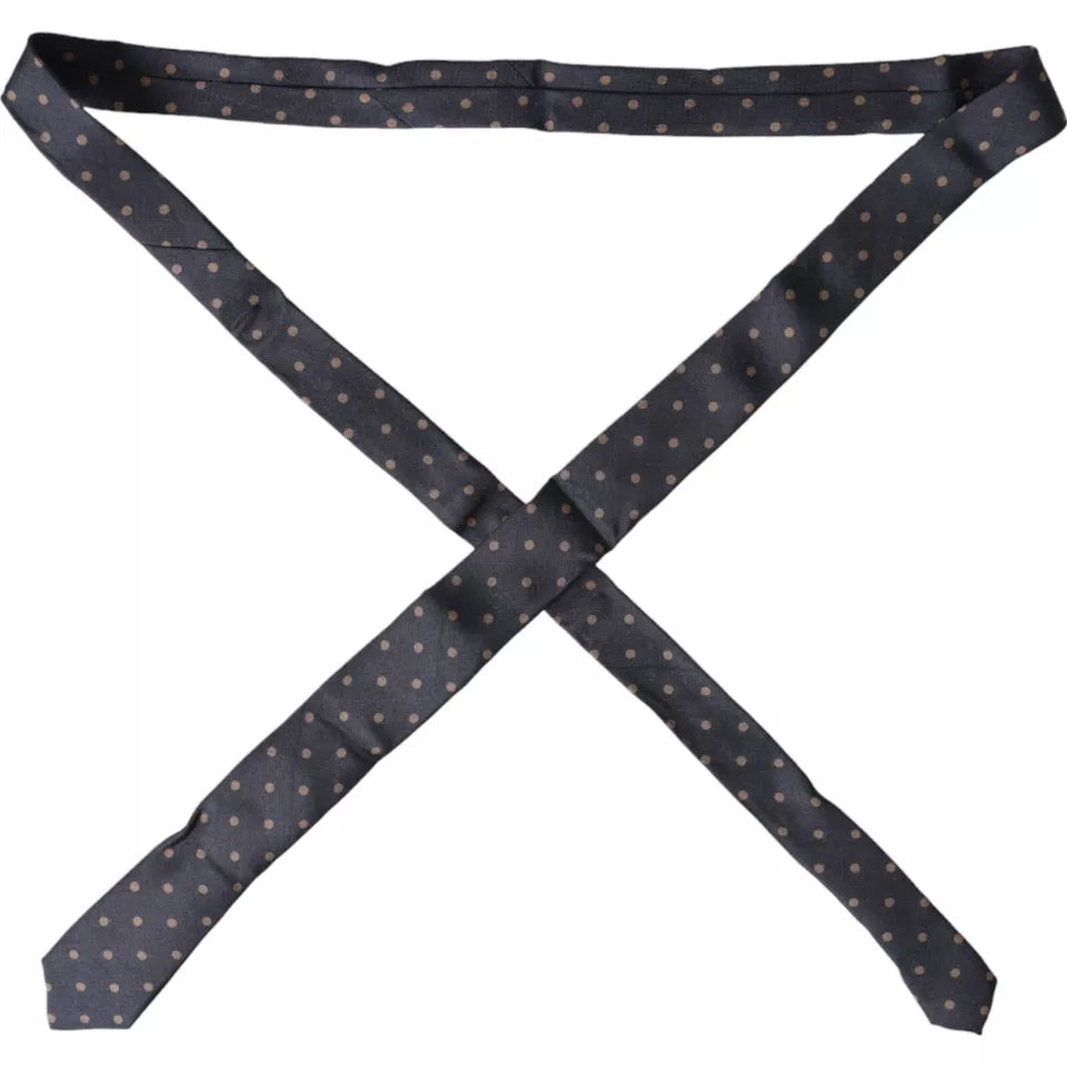 Dolce & Gabbana Black Silk Adjustable Tie