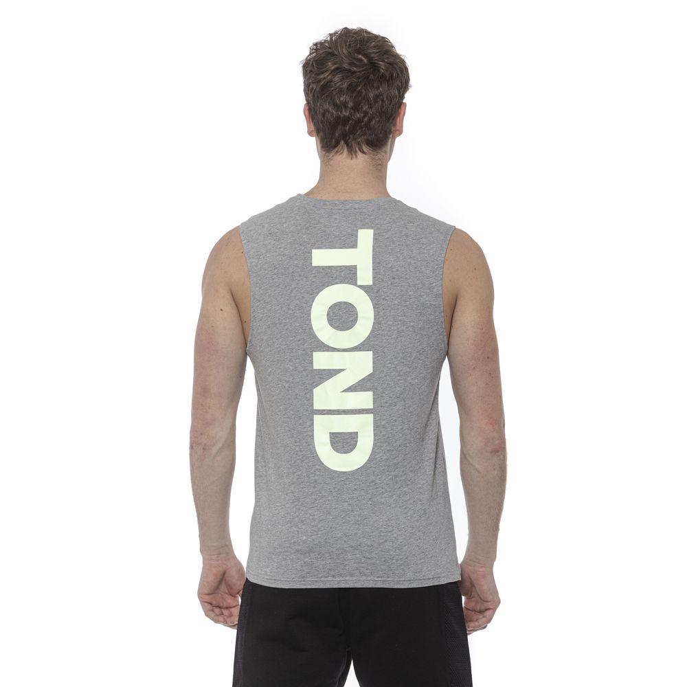 Tond Gray Cotton Tank Top - Effortless Luxury Redefined