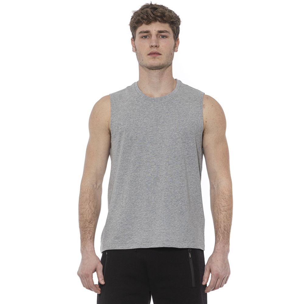 Tond Gray Cotton Tank Top - Effortless Luxury Redefined