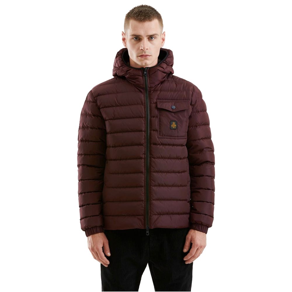 Refrigiwear Red Nylon Jacket for Elevated Outdoor Style