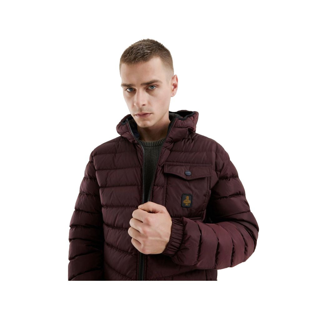 Refrigiwear Red Nylon Jacket for Elevated Outdoor Style