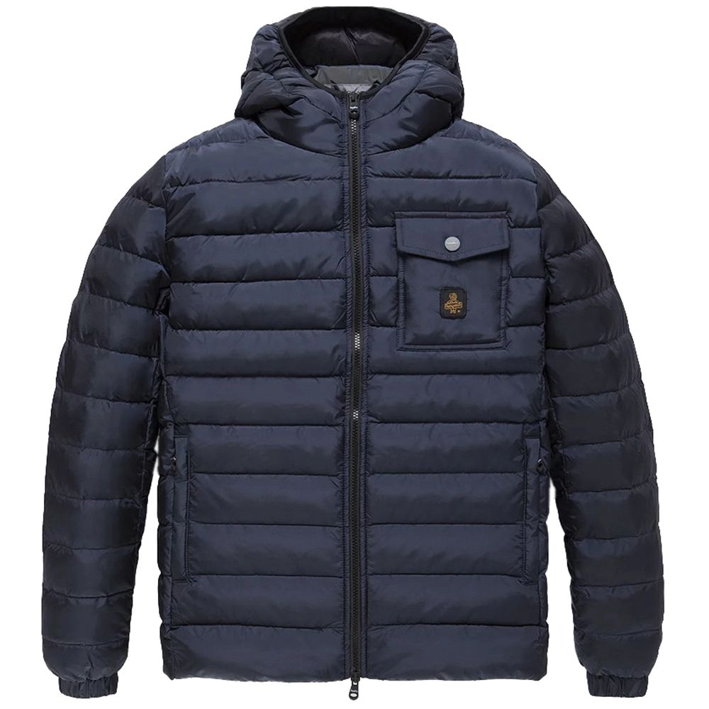 Refrigiwear Blue Nylon Down Jacket