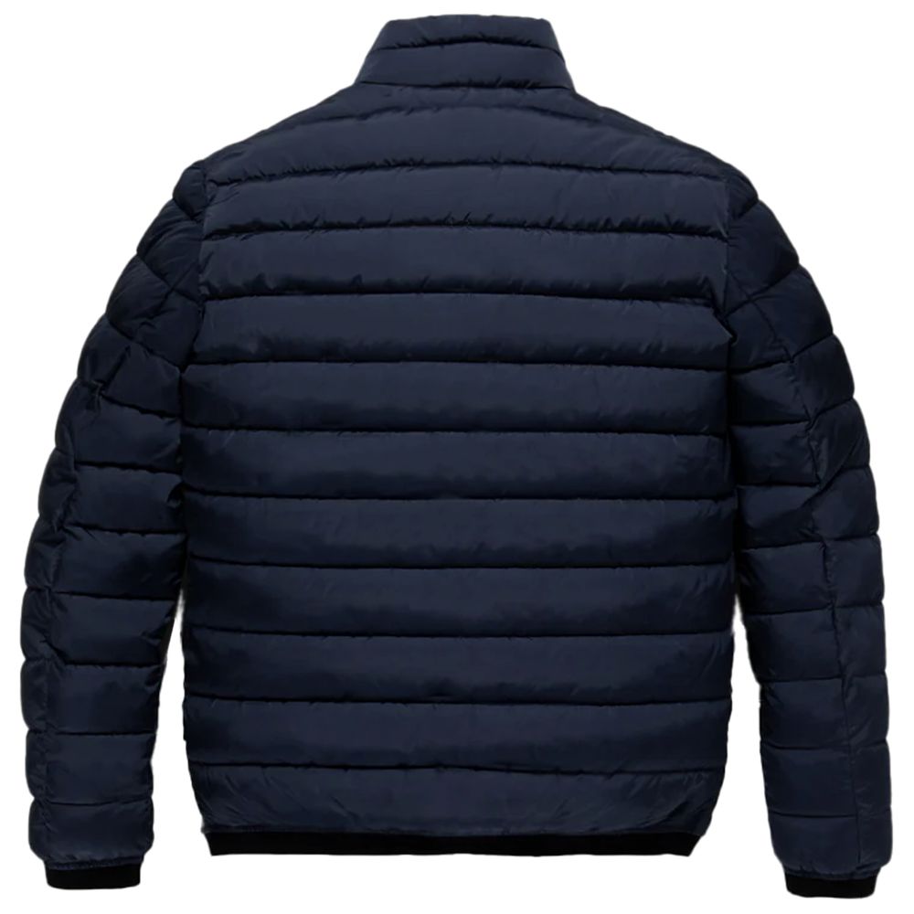 Refrigiwear Blue Nylon Jacket for Elevated Outerwear Style