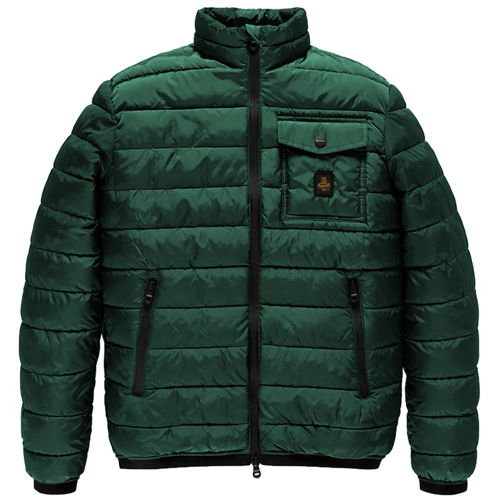 Refrigiwear Green Nylon Jacket for Effortless Elegance