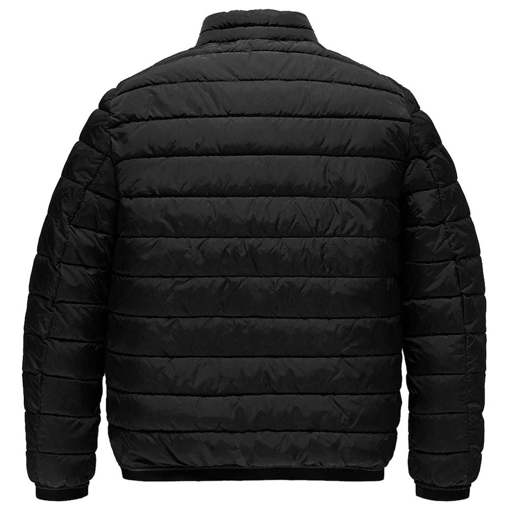 Refrigiwear Black Nylon Jacket for Elevated Style and Comfort