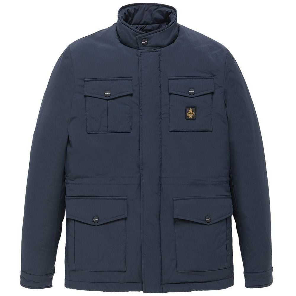 Refrigiwear Blue Nylon Utility Jacket
