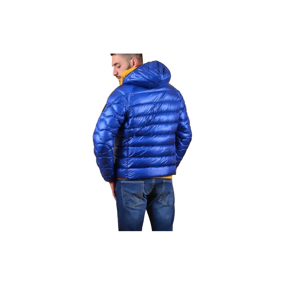 Refrigiwear Blue Nylon Jacket for Sophisticated Style