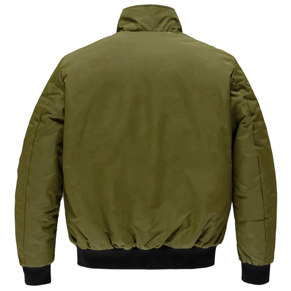 Refrigiwear Green Nylon Jacket for Effortless Sophistication