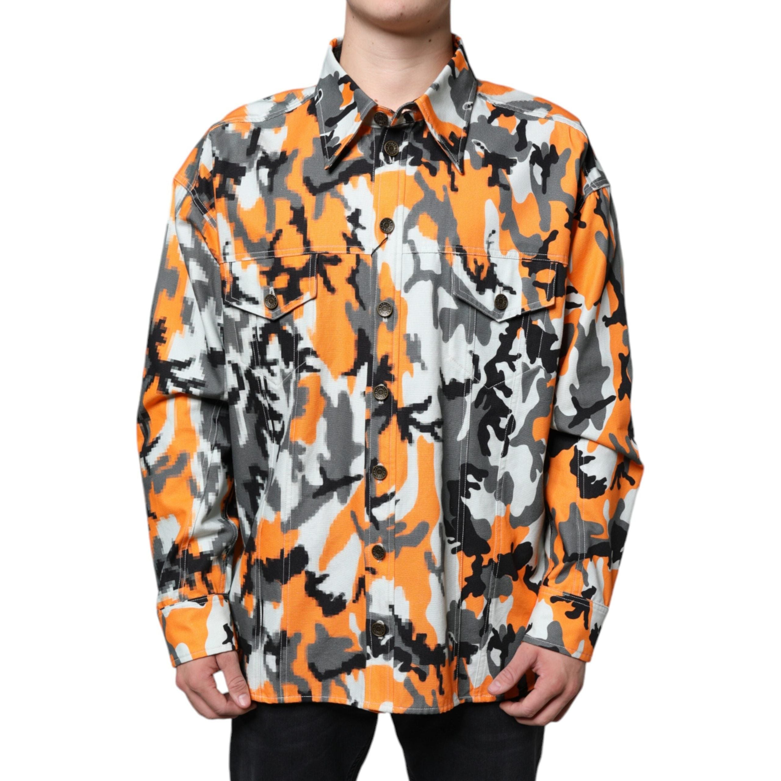 Dolce & Gabbana Multicolor Cotton Denim Jacket