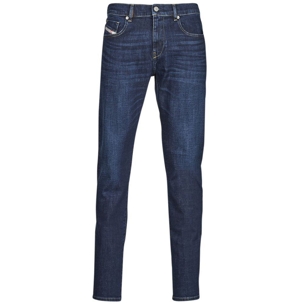 Diesel Blue Cotton Jeans with Timeless Elegance and Fit