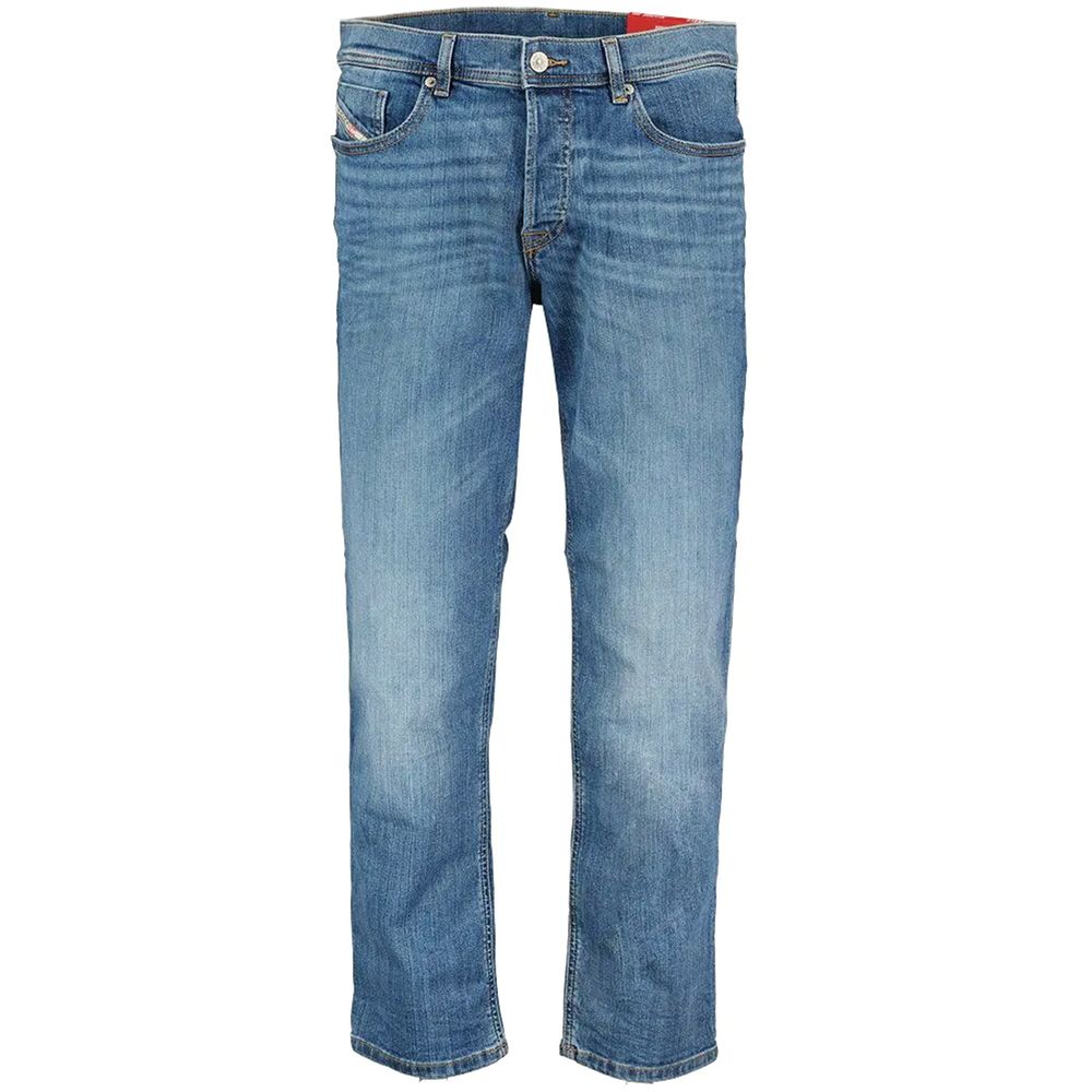 Diesel Blue Cotton Jeans for Effortless Luxury Style