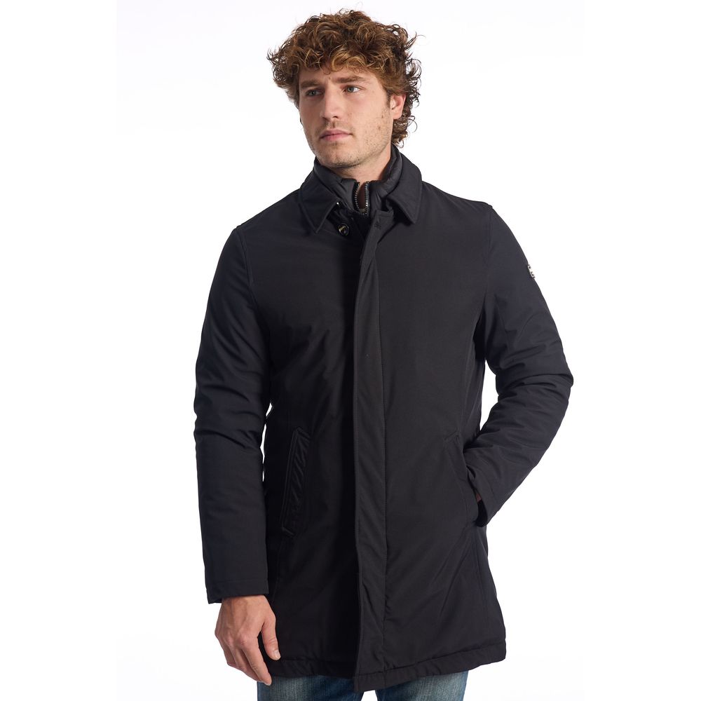 Baldinini Black Wool Jacket - Luxury Urban Outerwear