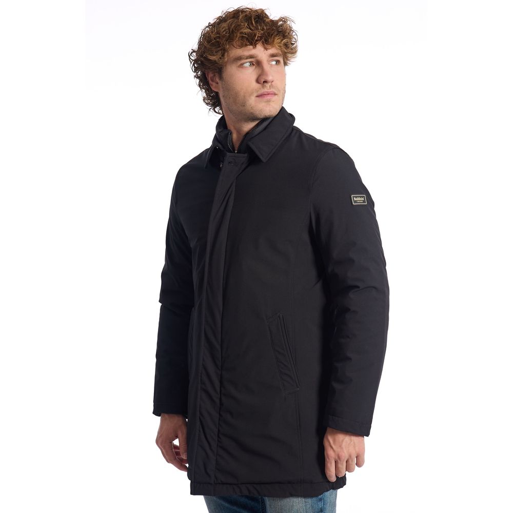 Baldinini Black Wool Jacket - Luxury Urban Outerwear