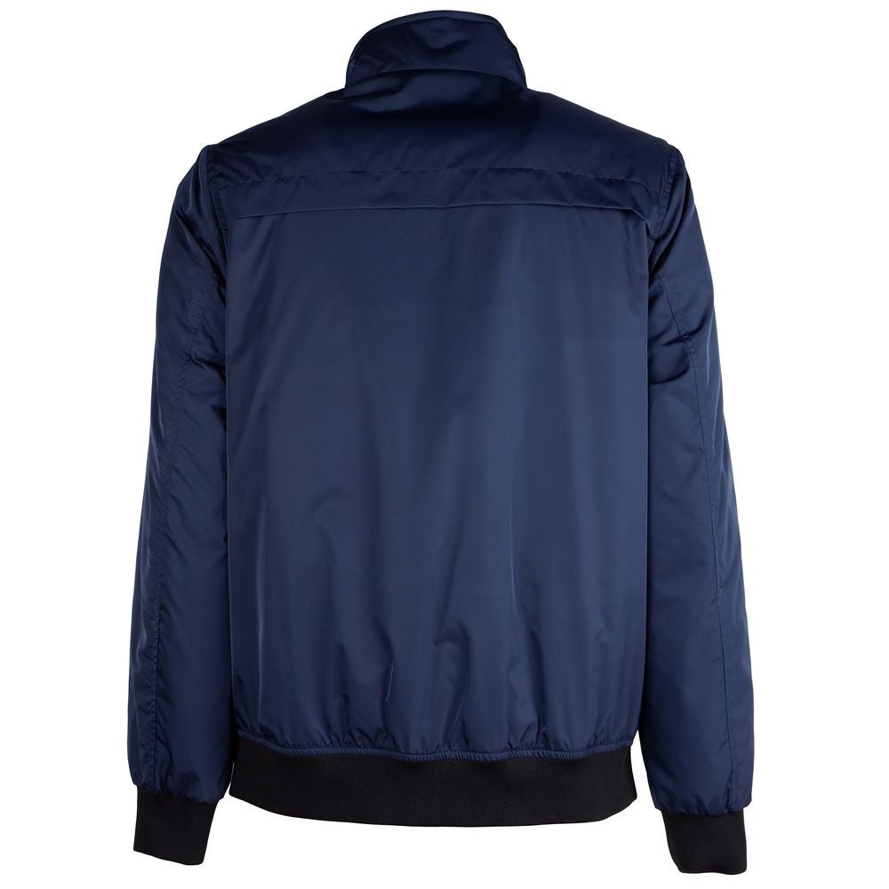 La Martina Blue Technical Fabric Jacket – Elevated Style
