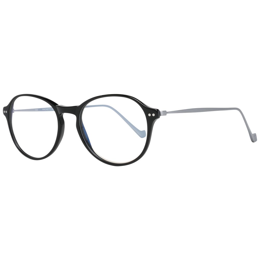 Hackett Black Acetate Optical Frames for Timeless Sophistication