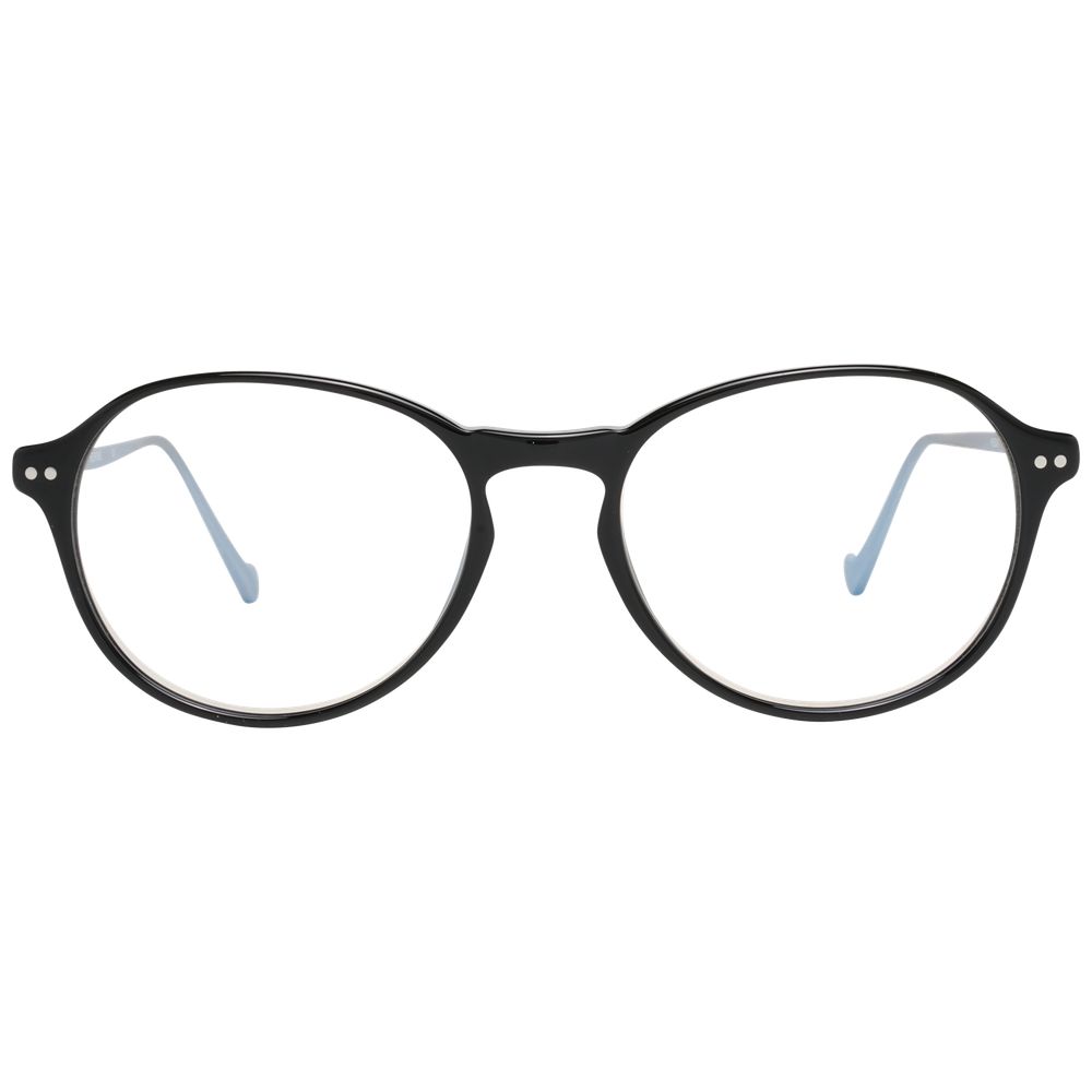 Hackett Black Acetate Optical Frames for Timeless Sophistication
