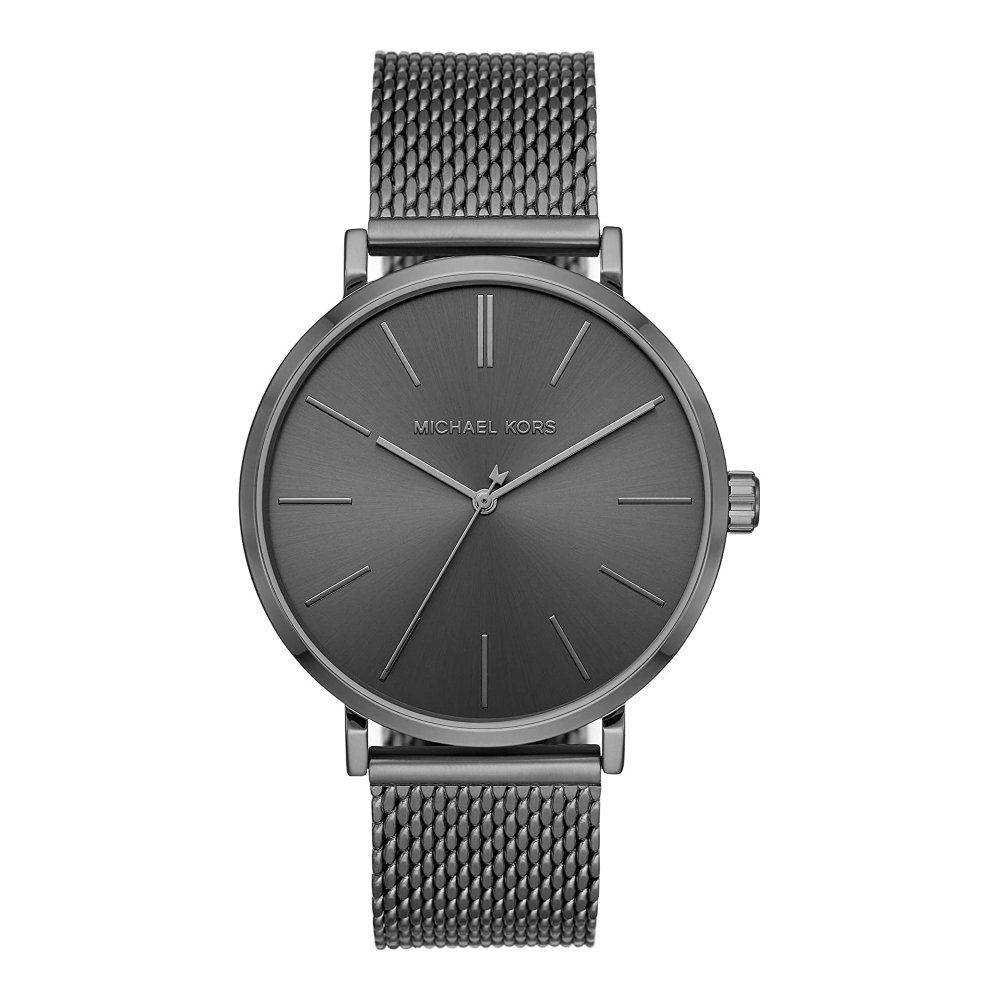 Michael Kors Gray Stainless Steel Watch for Timeless Elegance