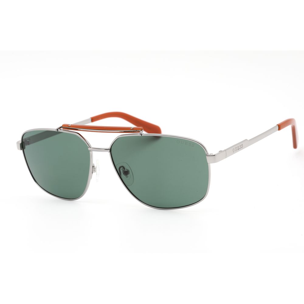 Guess Gray Metal Sunglasses for Elevated Style and Luxury