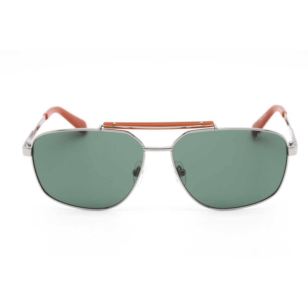Guess Gray Metal Sunglasses for Elevated Style and Luxury