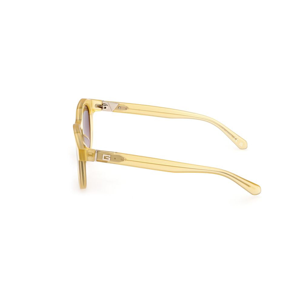 Guess Yellow Acetate Sunglasses for Elevated Summer Style