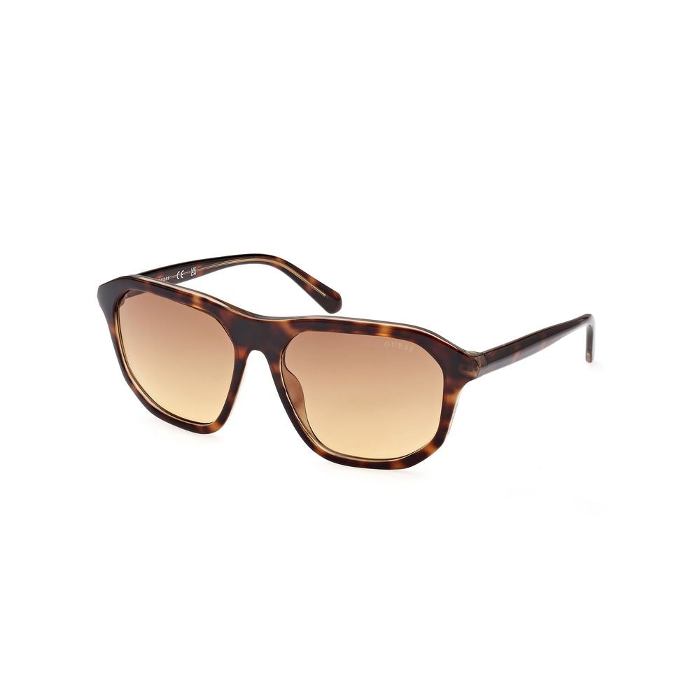 Guess Brown Injected Sunglasses - Timeless Luxury Accessory