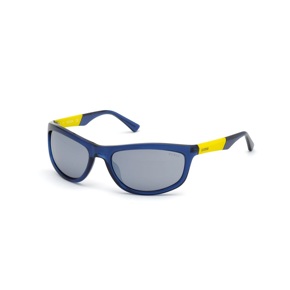 Guess Blue Injected Sunglasses for Timeless Elegance