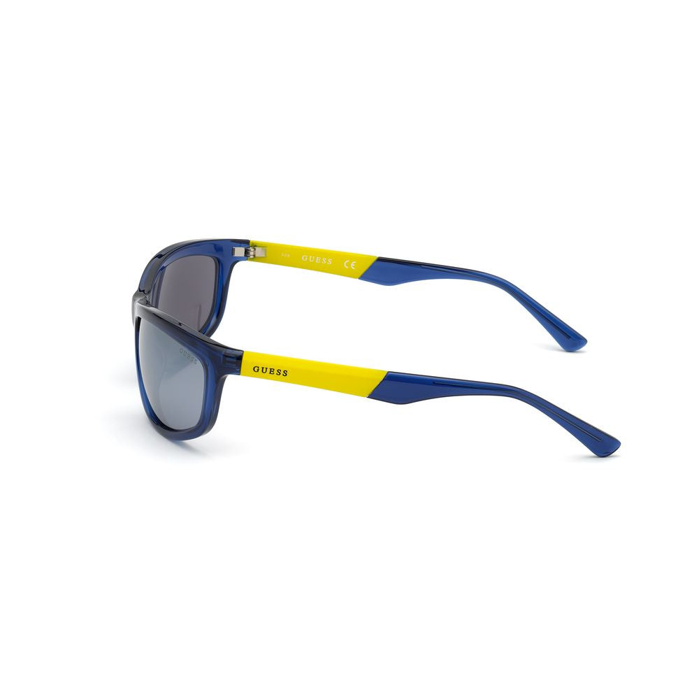 Guess Blue Injected Sunglasses for Timeless Elegance