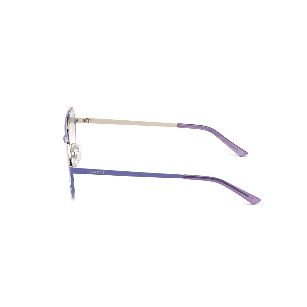Guess Purple Metal Sunglasses with Violet Gradient Lenses