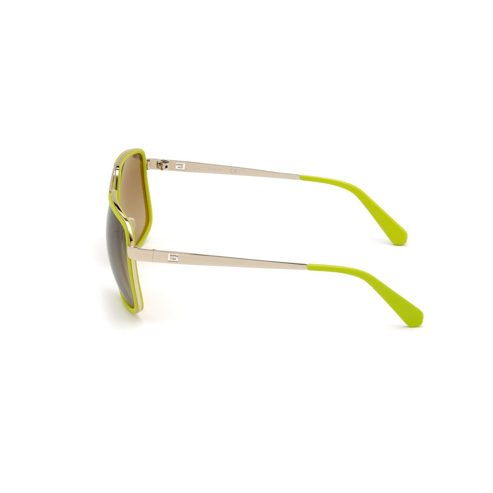 Guess Green Metal Sunglasses - Timeless Elegance Redefined