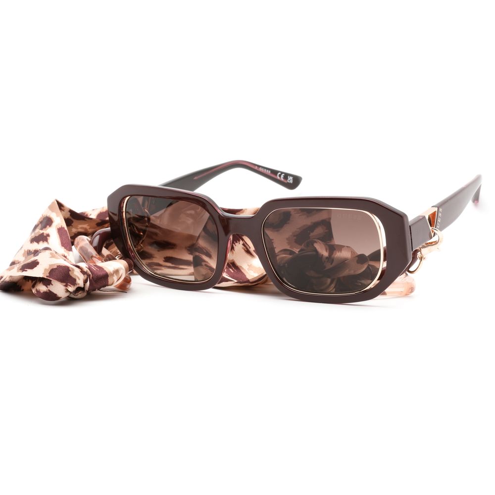 Guess Red Acetate Sunglasses for Timeless Elegance
