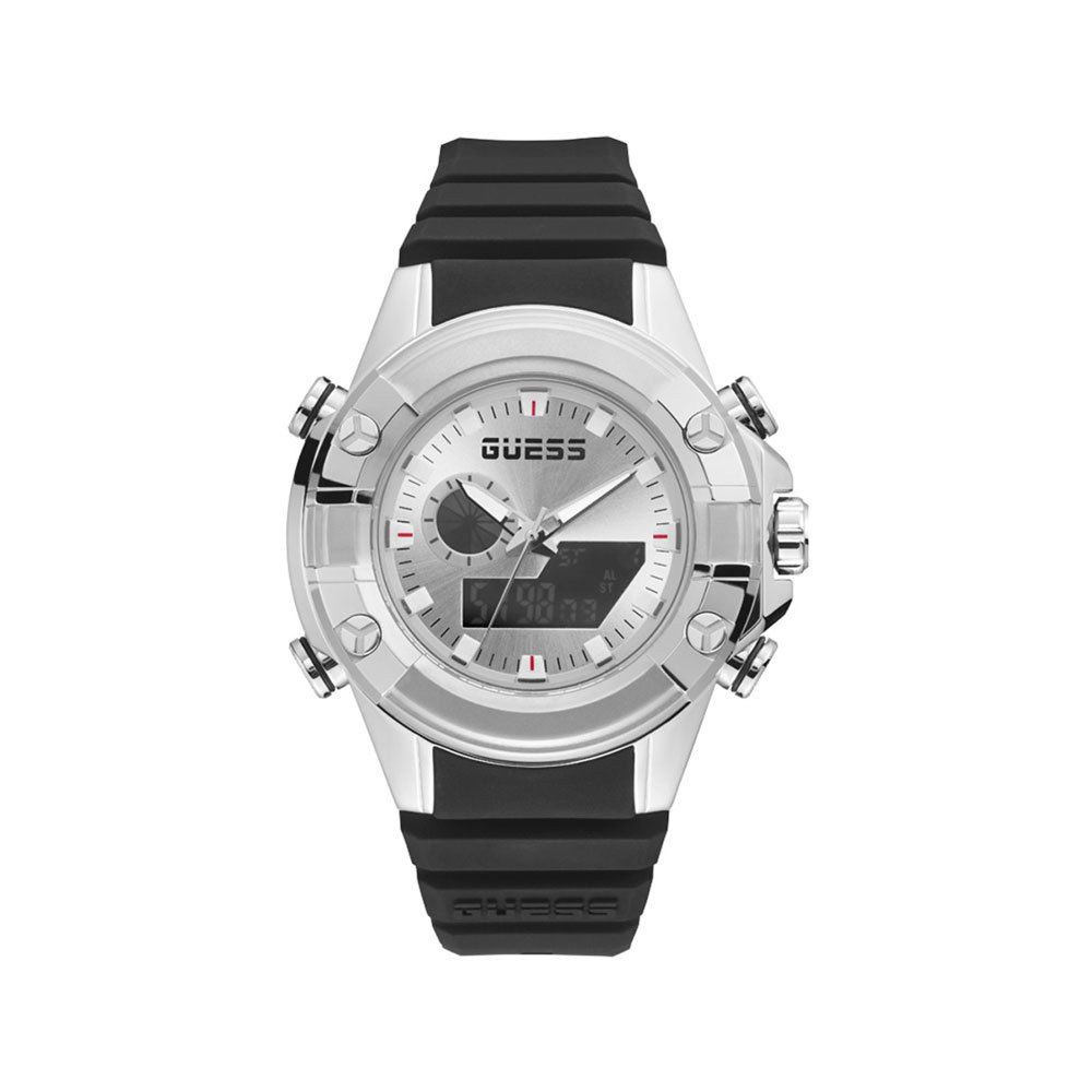 Guess Black Silicone Watch: Timeless Elegance Redefined