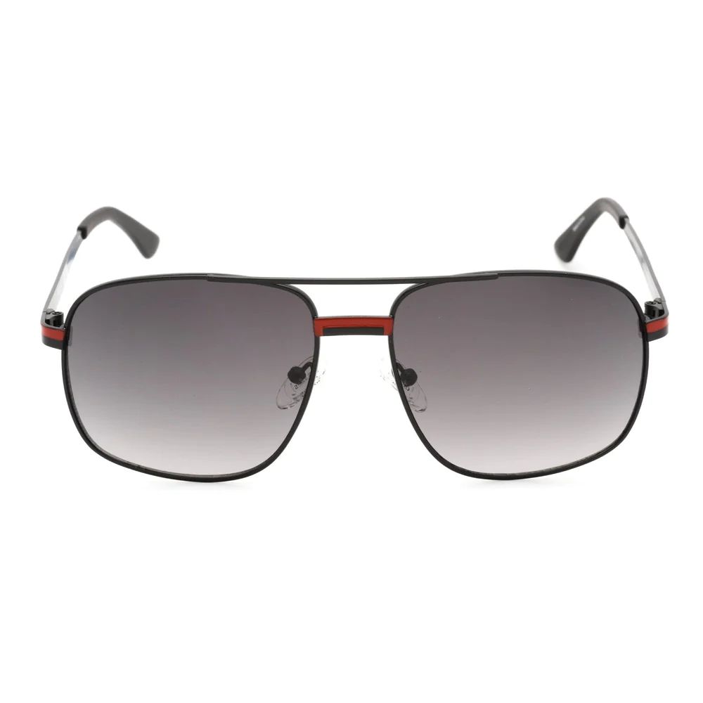 Guess Black Metal Sunglasses with Elegant Grey Lenses