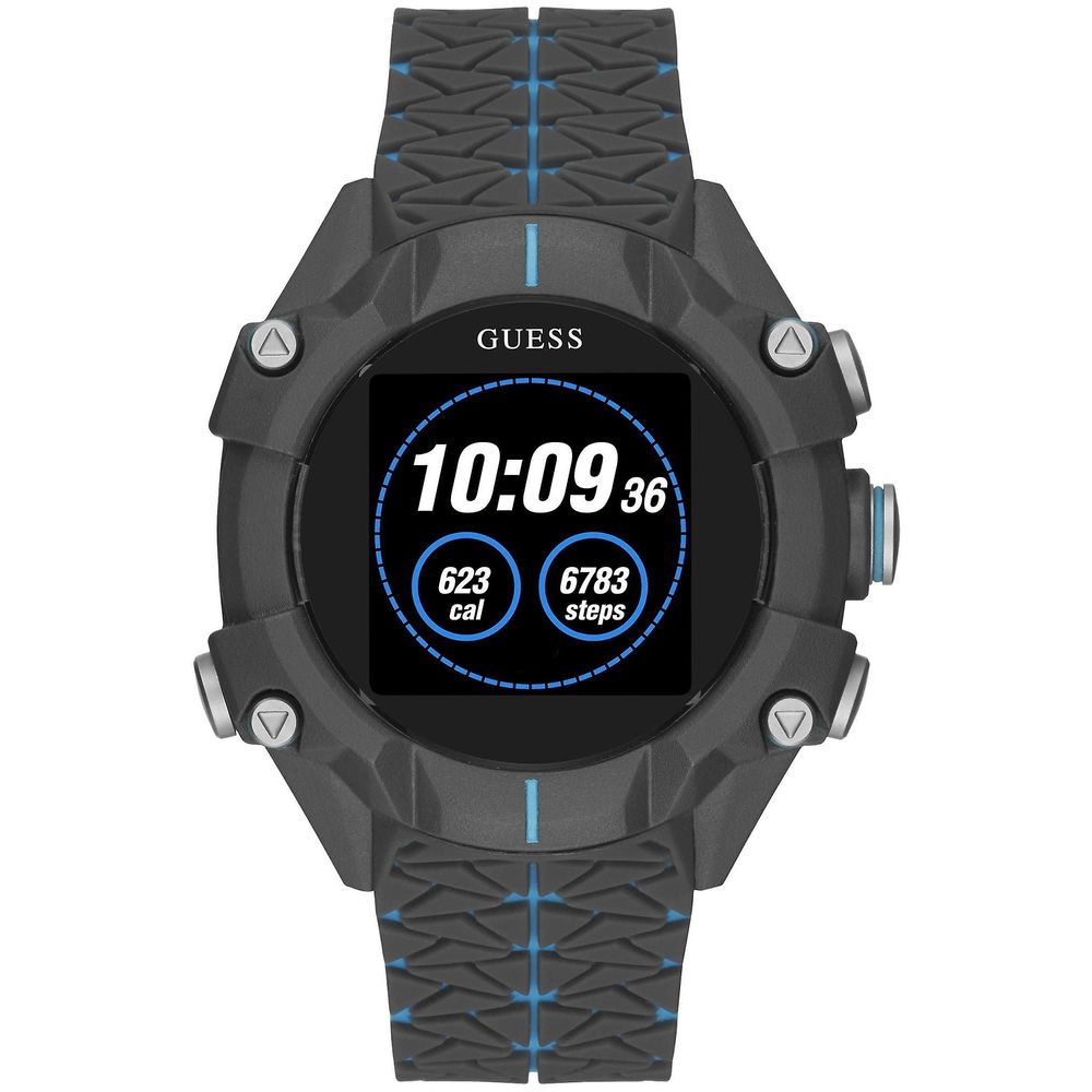Guess Gray Resin Watch - Modern Luxury Timepiece Elegance