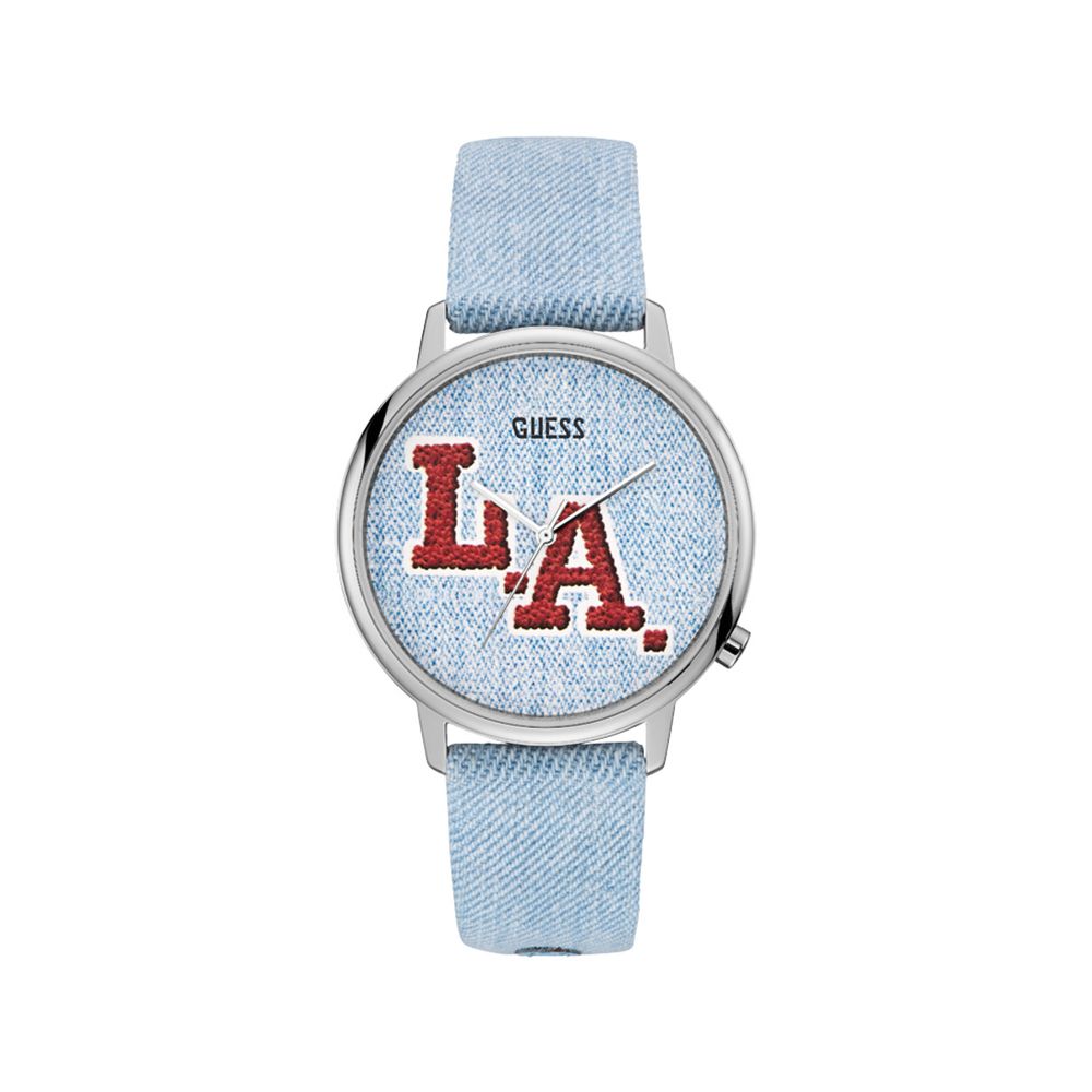Guess Blue Leather Watch for Timeless Elegance and Style