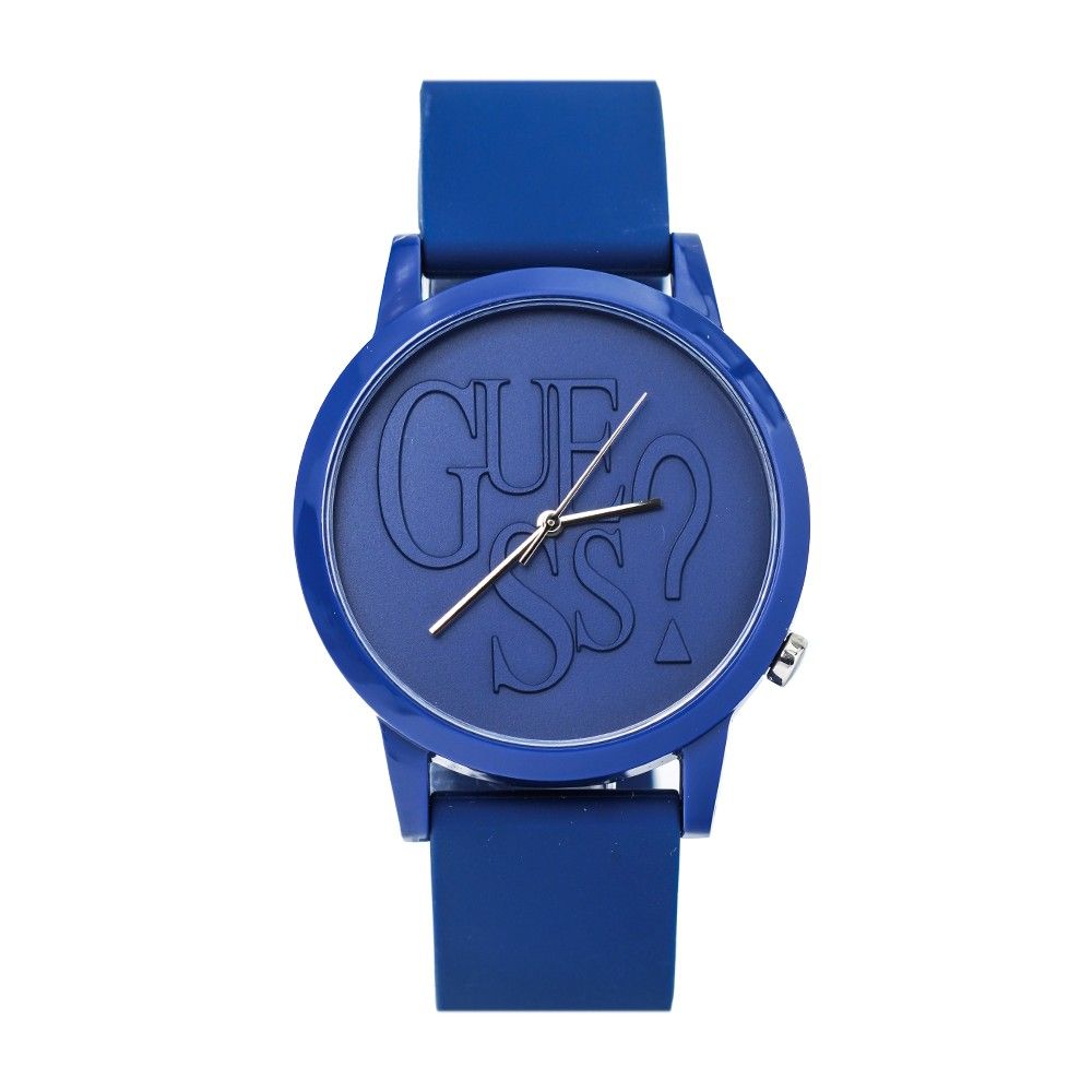 Guess Blue Rubber Watch - Sophisticated Timepiece for Elegance