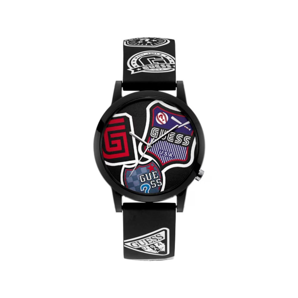 Guess Black Silicone Watch - Modern Luxury Timepiece